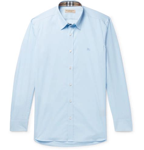 burberry mens poplin shirt|burberry poplin shirt.